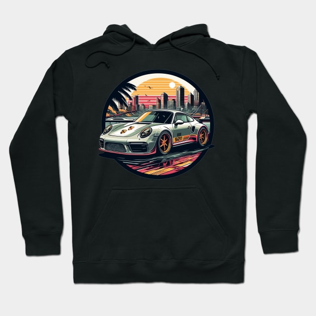 Porsche 911 Hoodie by Vehicles-Art